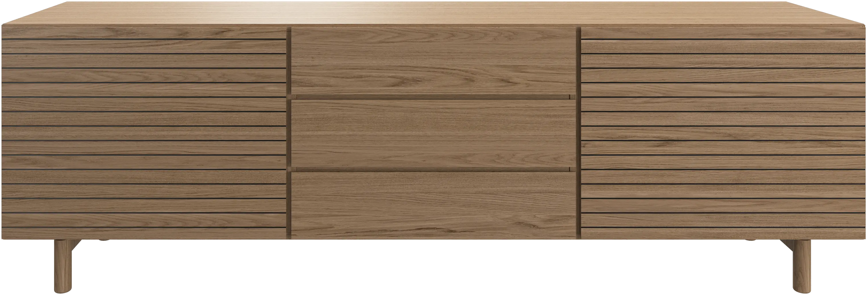 Lugano dresser, carved fronts | Chest of drawers | Lugano | Morten